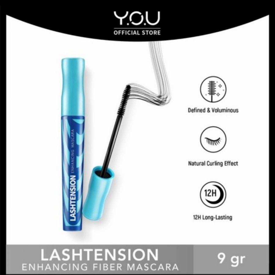 Y.O.U Lashtension Enhancing Fiber Mascara - Mascara By YOU