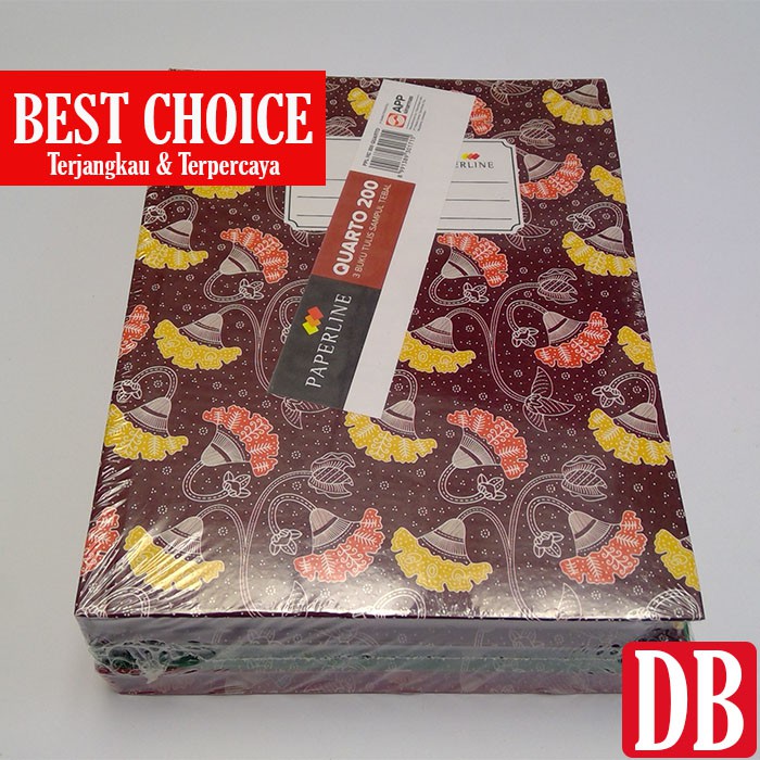 

Buku Kwarto / Quarto Hardcover Paperline 200 lembar (1 pcs)