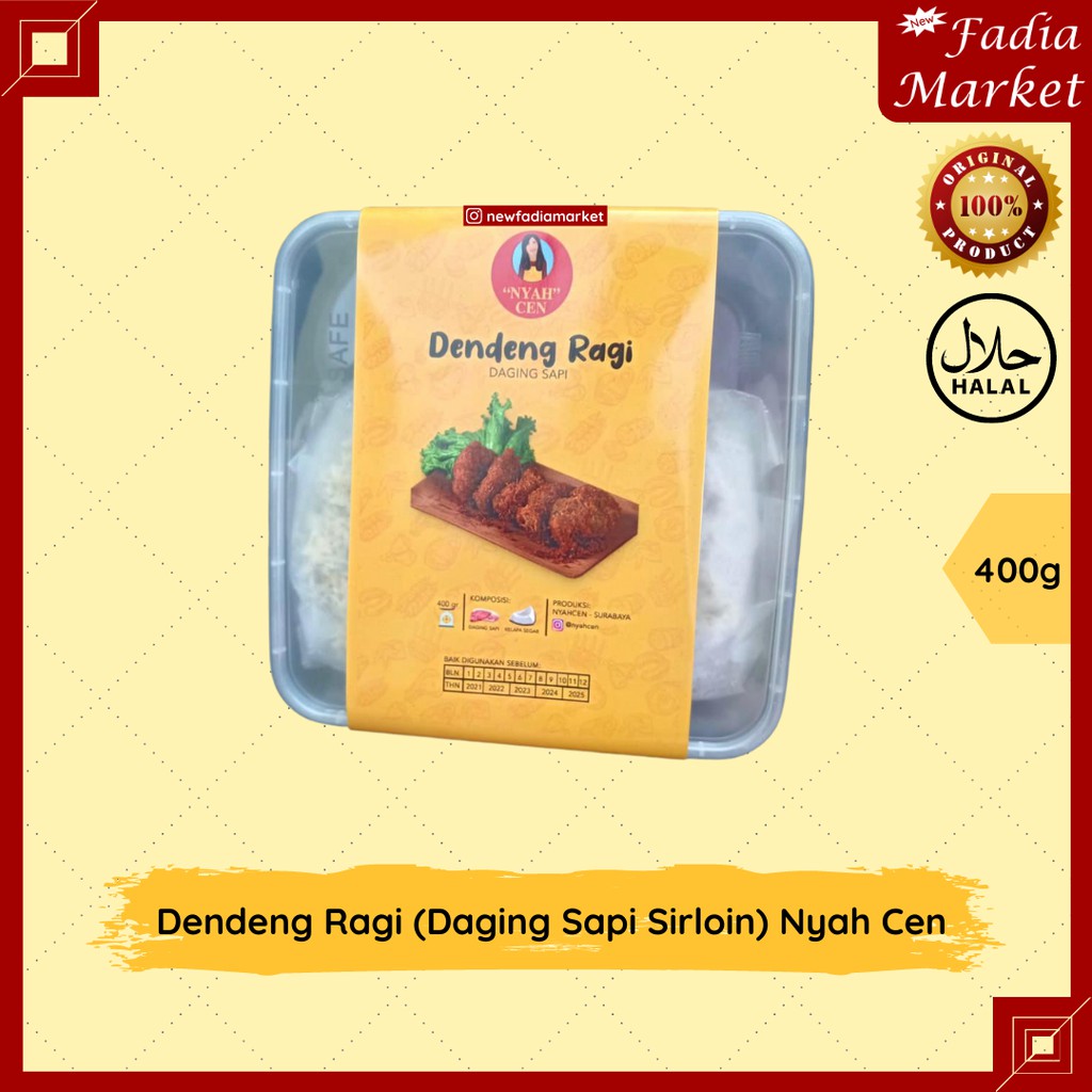 

Dendeng Ragi (Daging Sapi Sirloin) Nyah Cen [Frozen] 400g