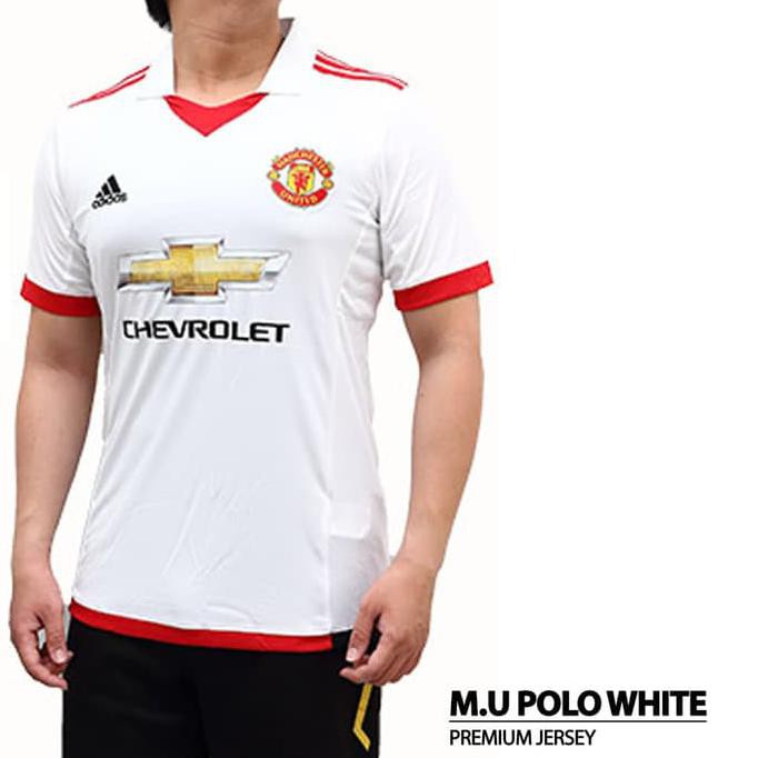Ossb434- Jersey Manchester United Black Purple Polo White Sale