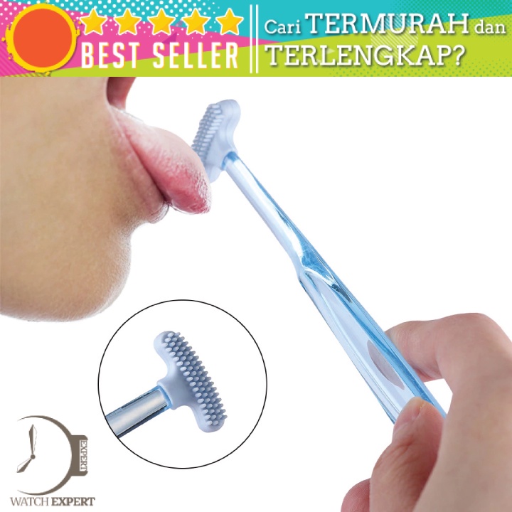 Bisa COD Sikat Lidah Tongue Oral Scraper Cleaner - LEKGAVD LSO135