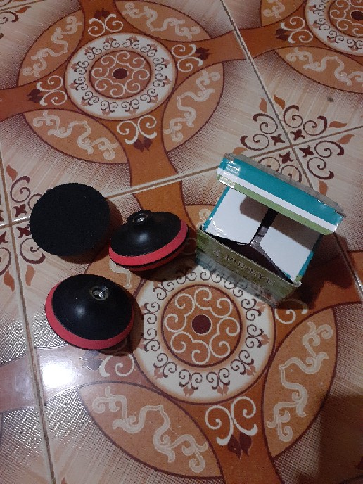 [cod] Dudukan Amplas Bulat 4 Velcro