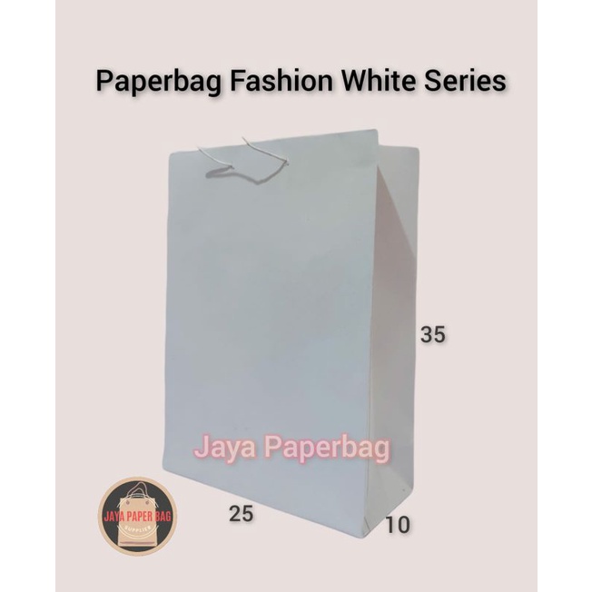 

Paperbag Shopping White (25×10×35)