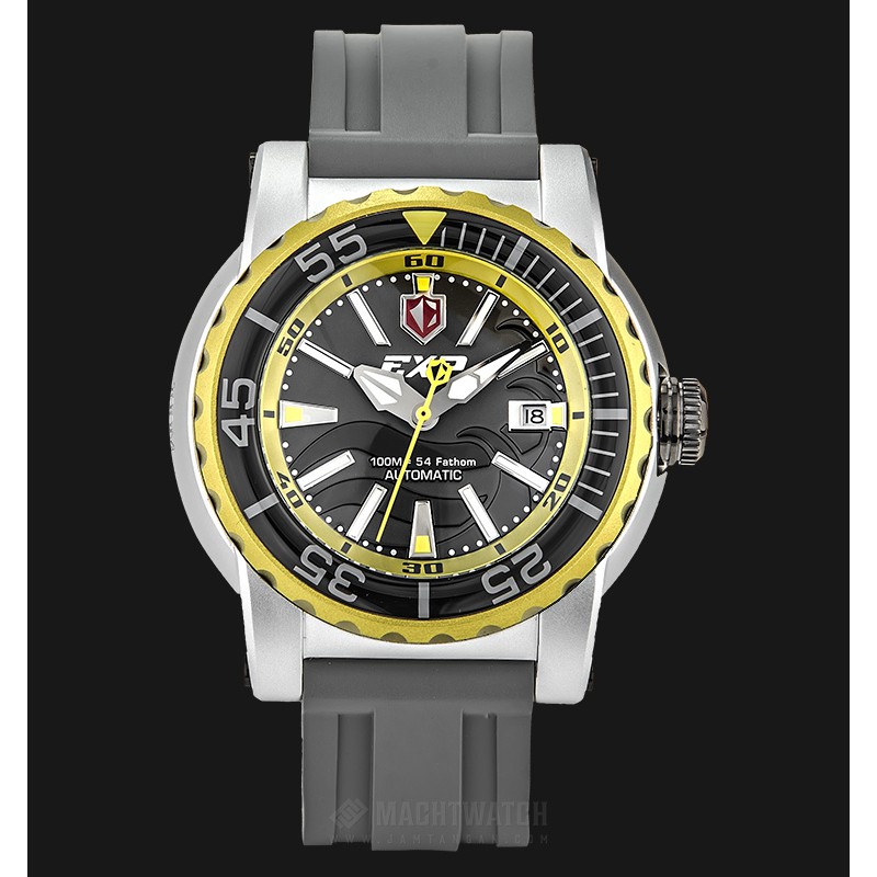 Expedition E 303 MA PIPIGYL Men Sport Automatic Black Dial Rubber Strap