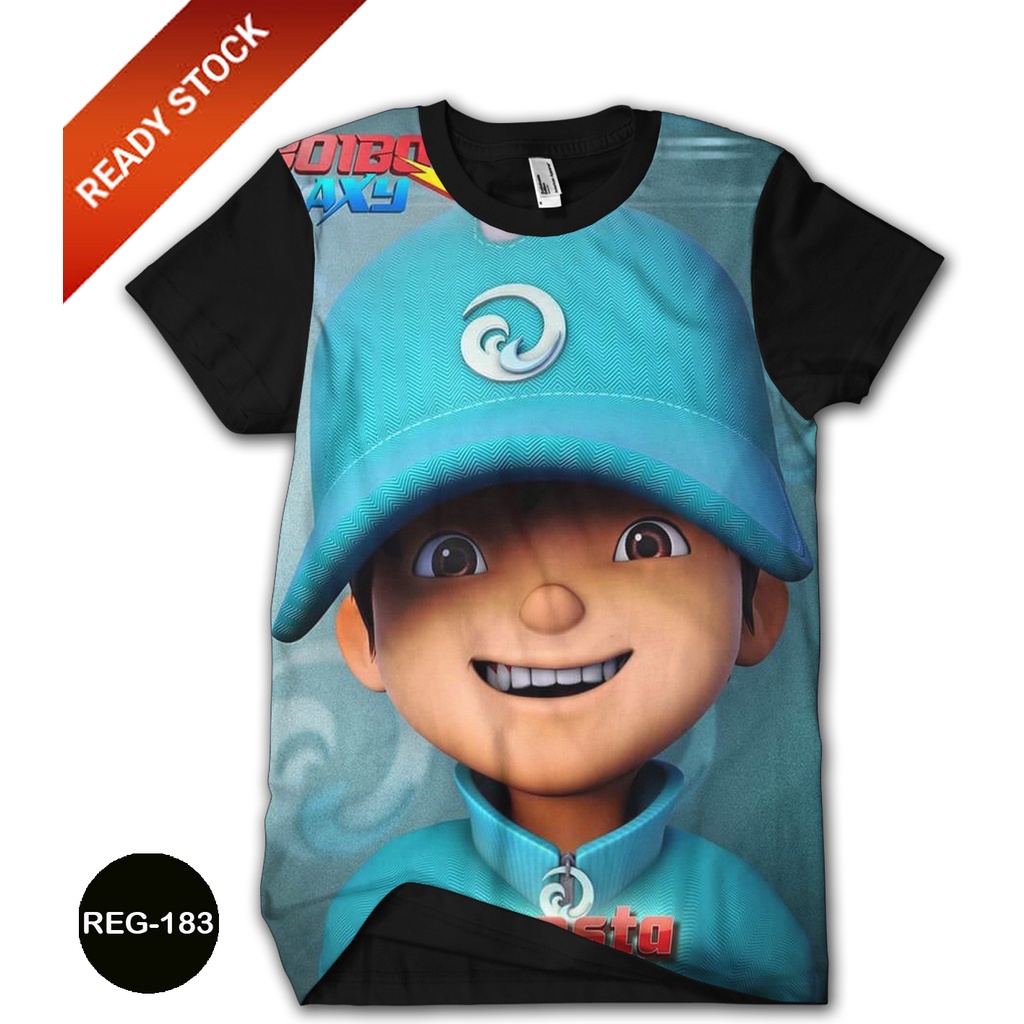 KAOS BOBOIBOY ICE BAJU BOBOIBOY DEWASA SERIAL TV FAVORITE ANAK #REG-183