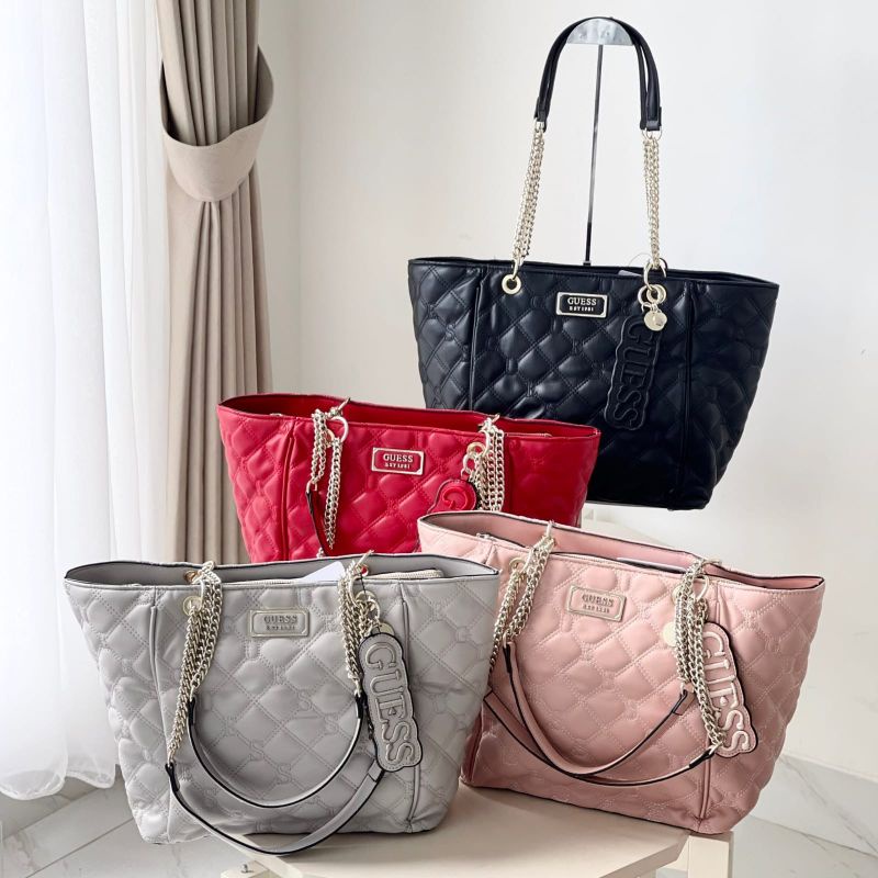 Totebag Guess | Totebag Besar | Tote Bag Merah | Tas Arisan  Gb095