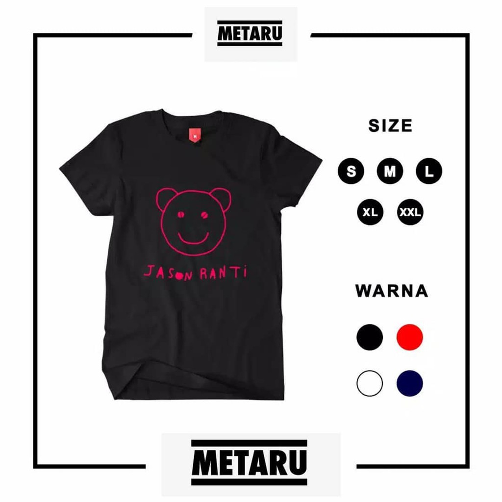 Kaos band musisi JASON RANTI / T-shirt band musisi JASON RANTI / Kaos distro band musisi JASON RANTI