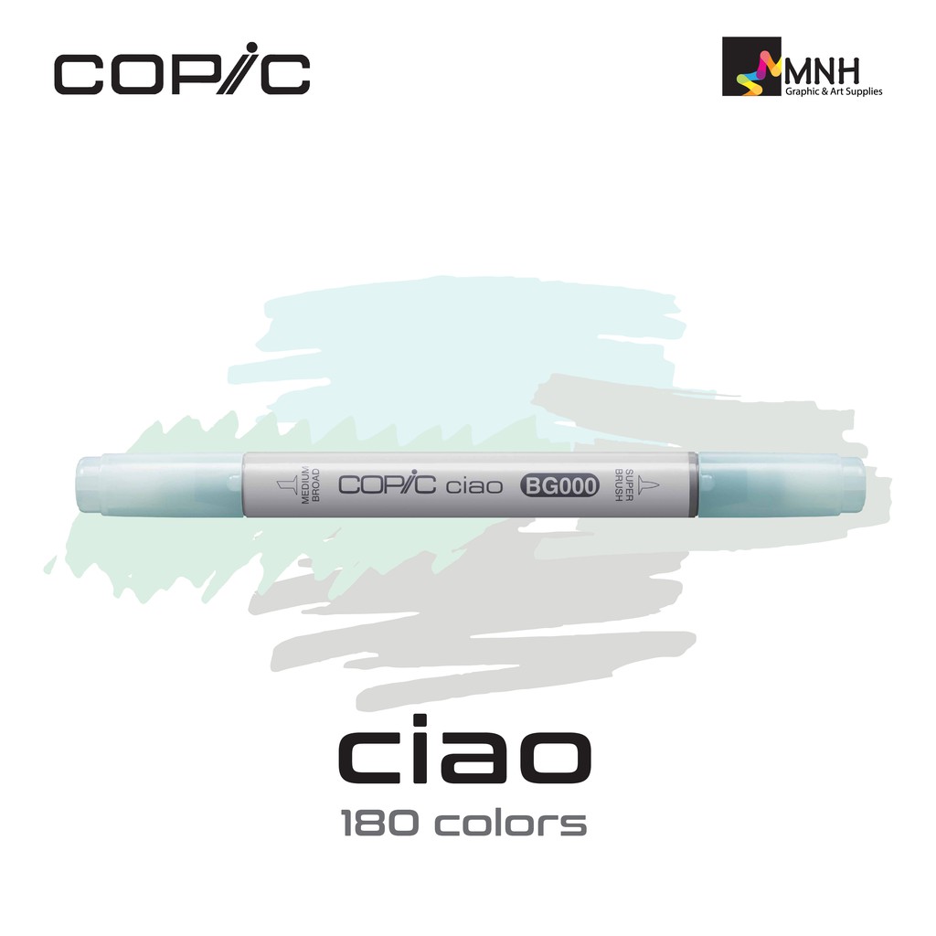 

Spidol Copic Ciao Marker Blue-Green Series (Satuan) BG000 - BG49