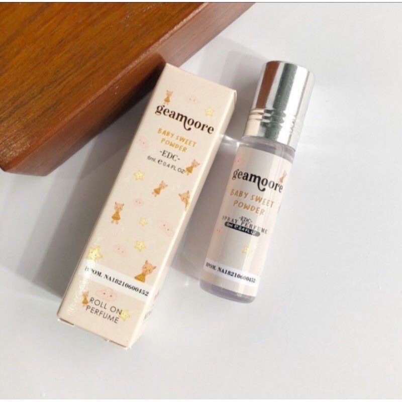 PARFUM GEAMORE ROLL ON inspiered parfum 6ml BPOM✅-Sweet powder