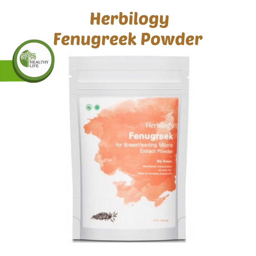 Herbilogy Fenugreek Extract Powder - Bubuk Biji Klabet 100gr