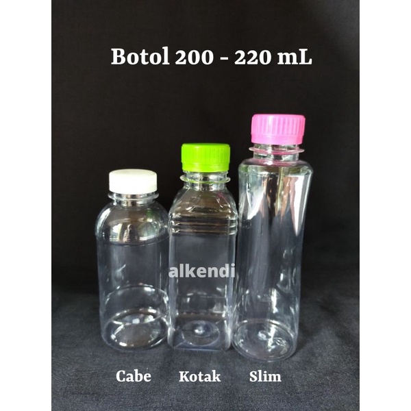 BOTOL KOTAK 200 ML