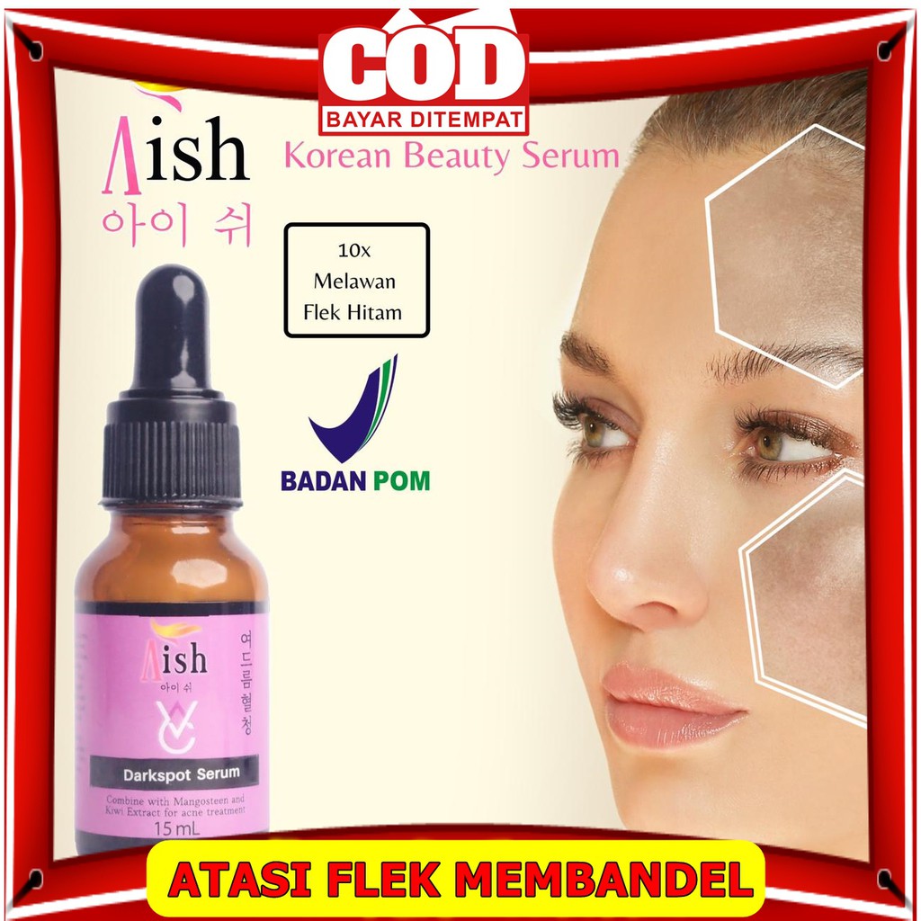 PRROMO 2 PCS AISH Darkspot Serum Penghilang Flek Hitam - ORIGINAL 100% BPOM