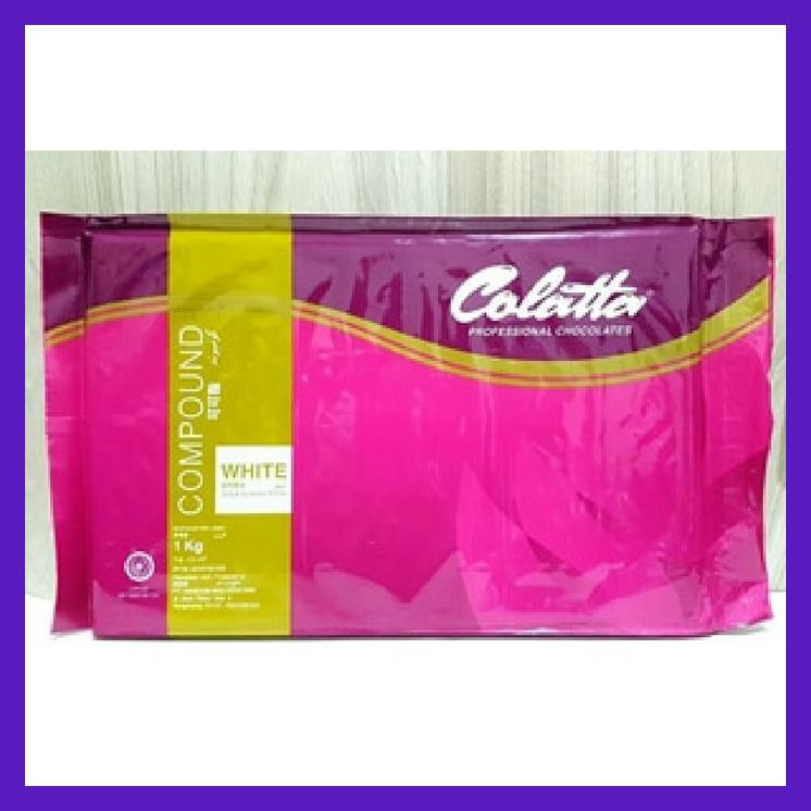 

COLATTA COMPOUND WHITE, COKELAT PUTIH COLATA (BUKAN REPACK) 1KG