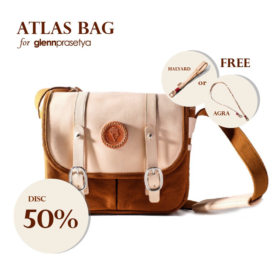 VOYEJ Atlas Camera Bag Natural (BUNDLING) - Tas Kamera Premium