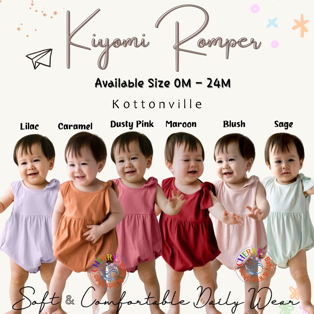 Kottonville Takoyakids Essentials Kiyomi Romper CBKS