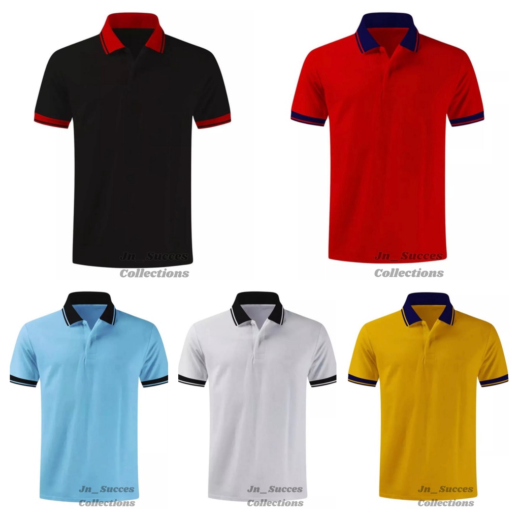 Jual Jn Succes Kaos Kerah Polo Seragam Kaos Kerah Polo Pria Dan Wanita Kaos Kerah Kombi