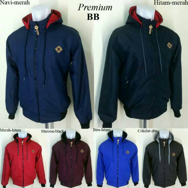 Jaket Parasut DC Bolak Balik | Jaket Pria