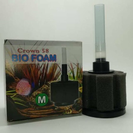 BIO FOAM FILTER - CROWN 58, Ukuran MEDIUM