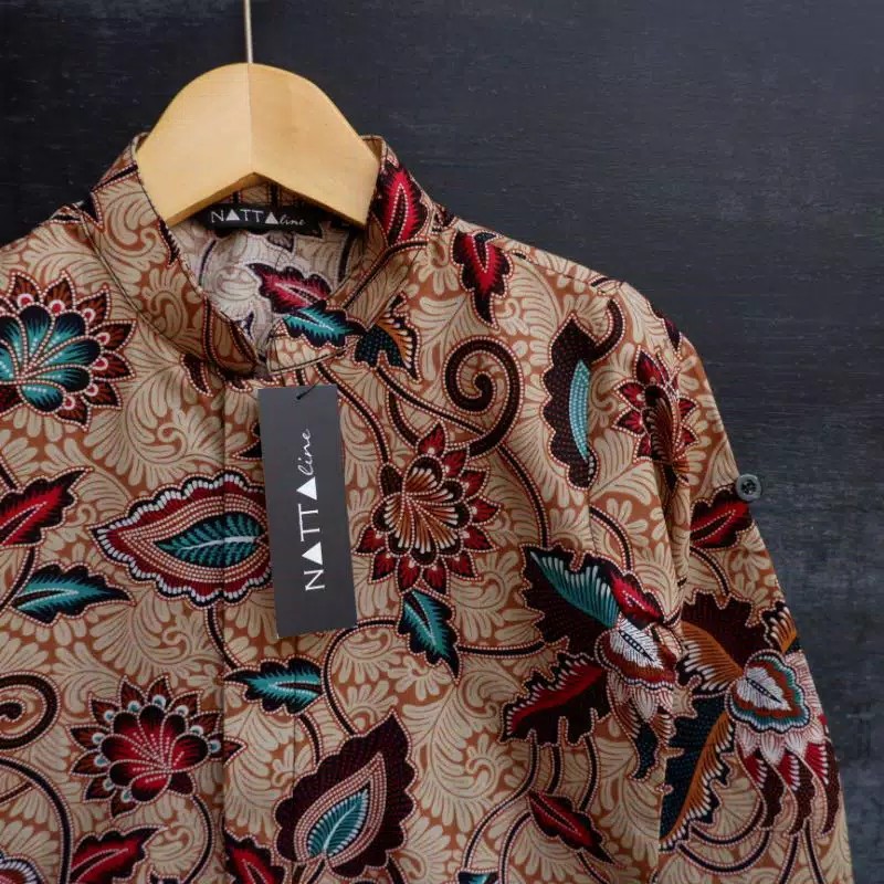 Kemeja Koko Batik Anak Lengan Panjang Katun Halus Series By Nattaline