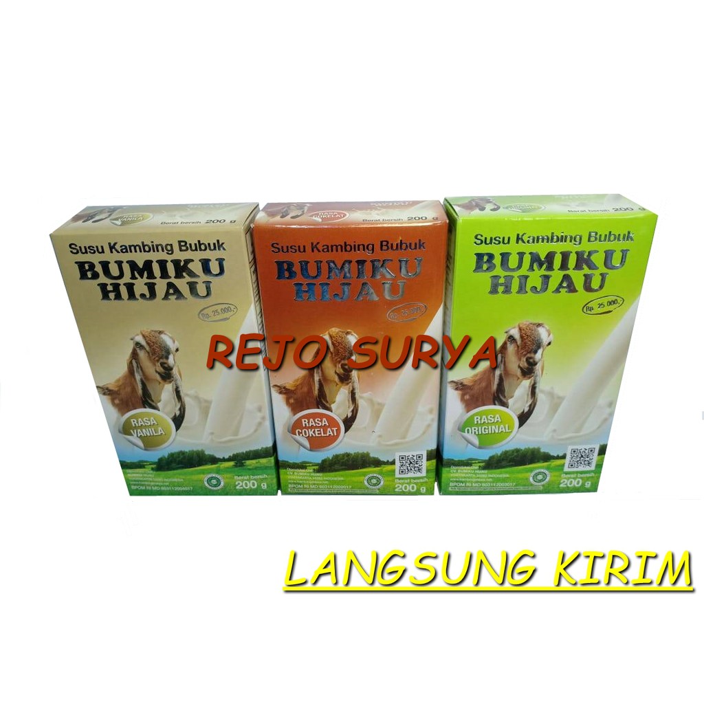 

Susu Kambing Bubuk Bumiku HIjau