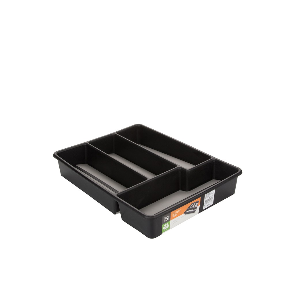 Home Cutlery Tray - Abu-abu