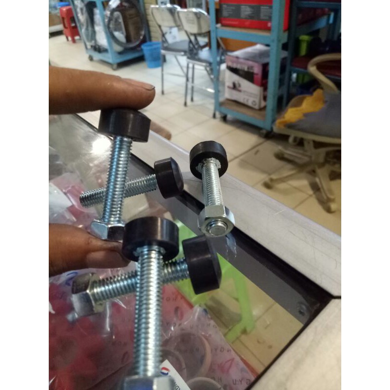 Rubber stopper karet penahan pintu lift karet stopper pintu lift m10