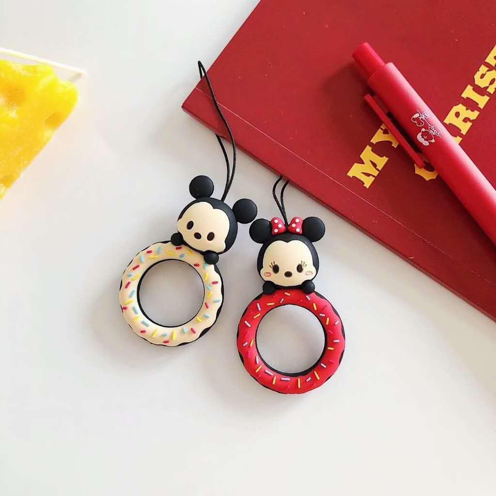 Spot Casing Soft Case Motif Kartun Donat Lucu Ala Jepang Korea Ring Holder Untuk Iphone Xr Xsmax