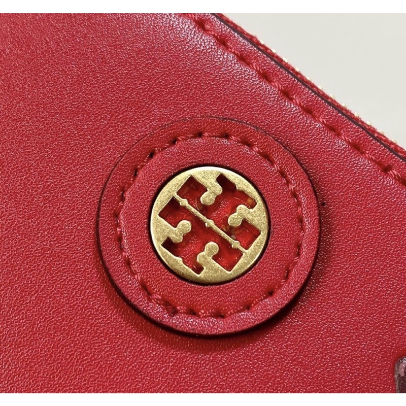 Tory Burch Tiger Top Zip Card Case