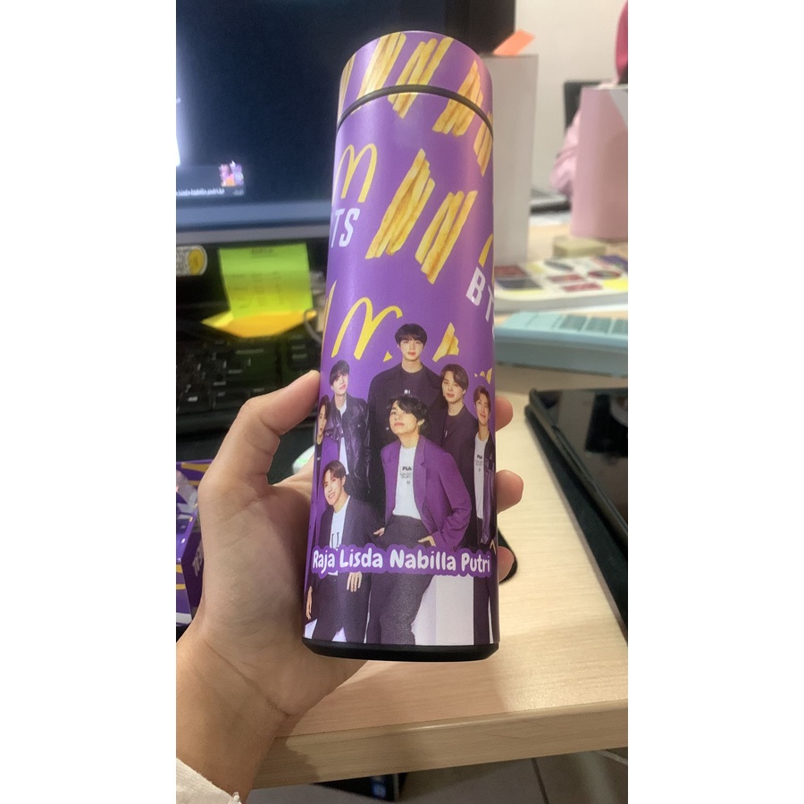 BOTOL MINUM TUMBLER BTS X MCD TERMOS THE MEAL K-POP ARMY KADO PAKET SOUVENIR UNIK-4
