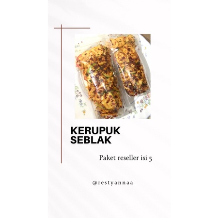 

KERUPUK SEBLAK PEDAS ASIN