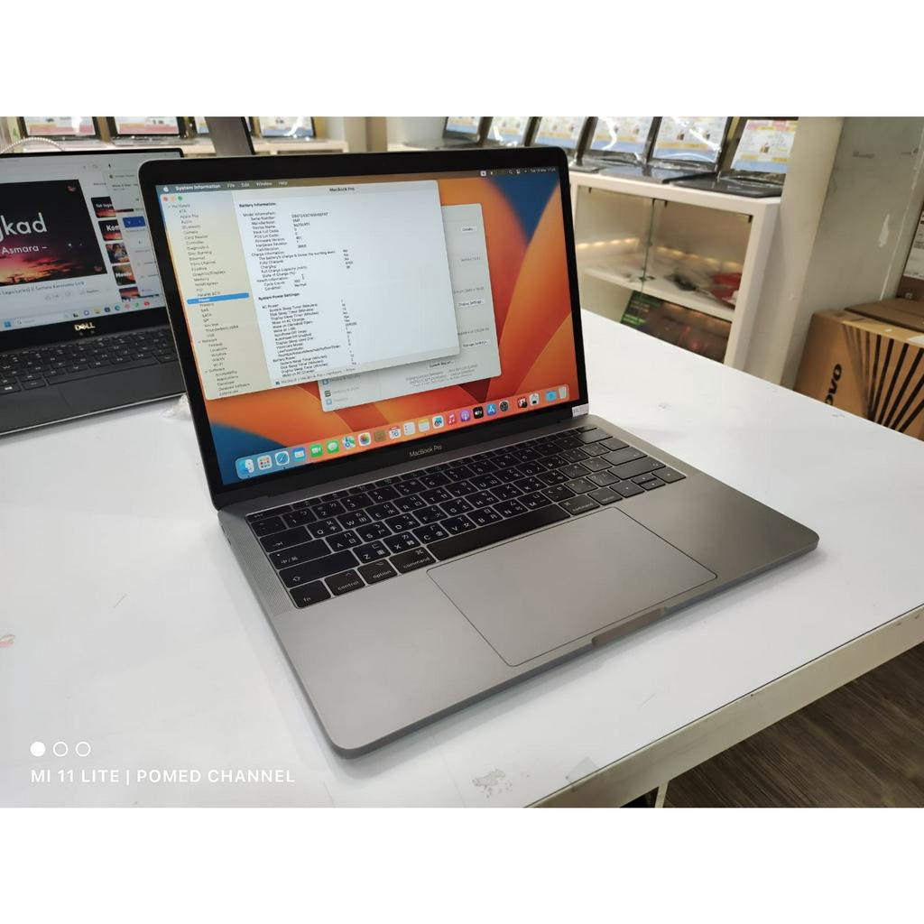 LAPTOP BISNIS  13 2017 MPXQ2 INTEL I5 2.3GHZ 8GB 256GB IRIS PLUS 13.3&quot; RETINA MAC OS GREY