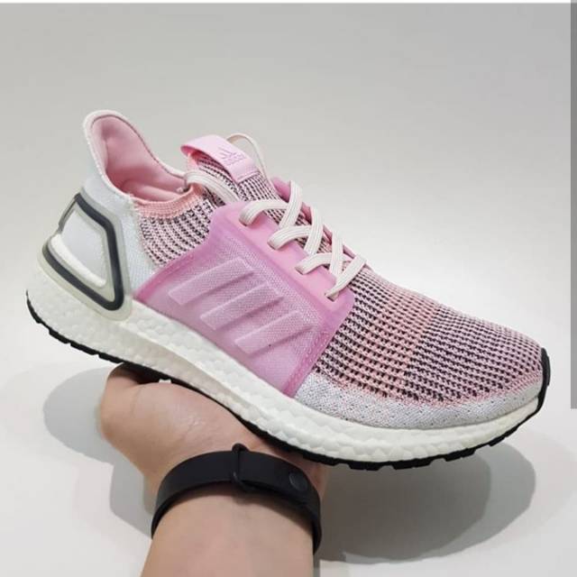 white pink ultra boost
