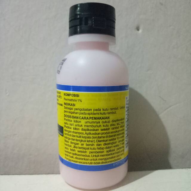 Peditox obat kutu rambut