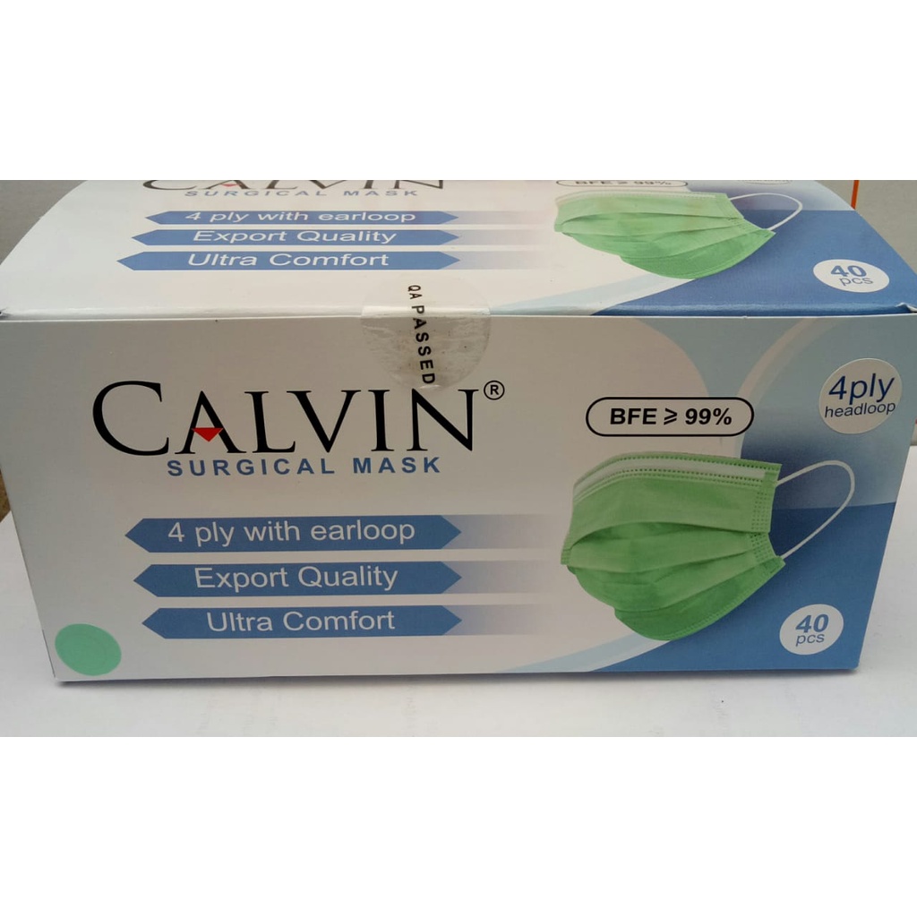Masker 3 ply dan 4 ply famous dan calvin isi 50 pcs(hijab/nonhijab) Headloop