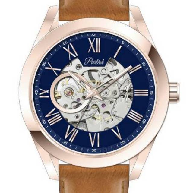 Jam Tangan Pria TECTONA(New WOOD) Parlent Automatic Watch ORIGINAL 100%