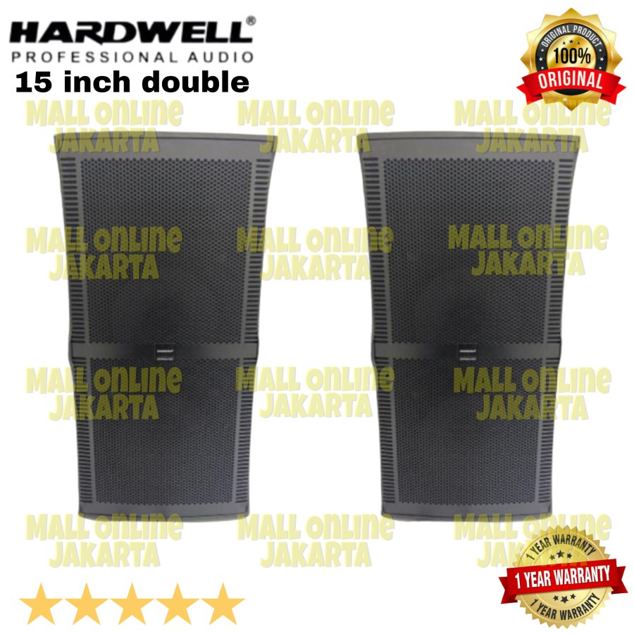 Speaker pasif hardwell touring 215 pro 15 inch double 215pro pasiv
