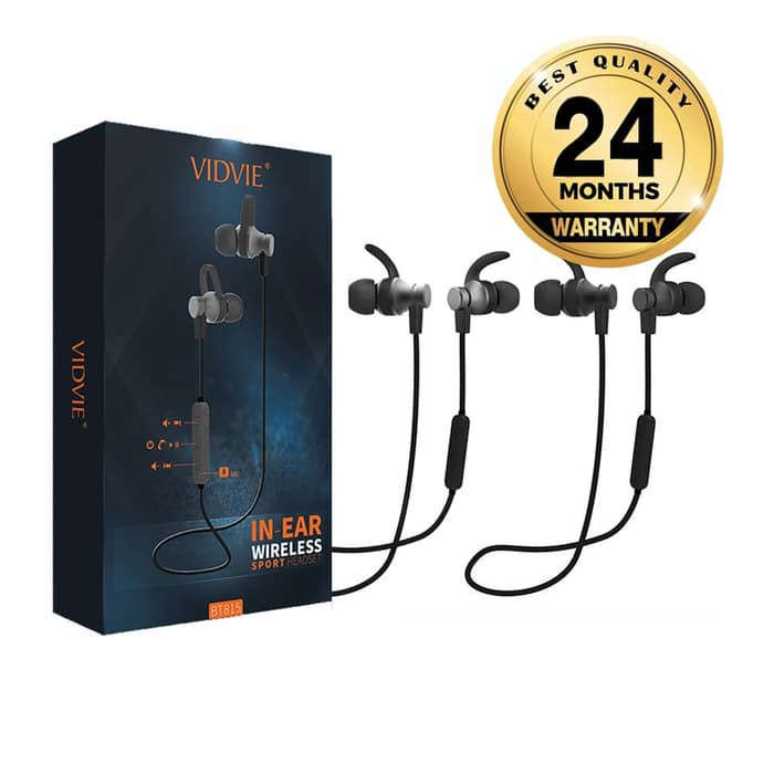 JUAL Vidvie Sport Wireless Earphone BT815 Bluetooth / Headset / Handsfree MURAH