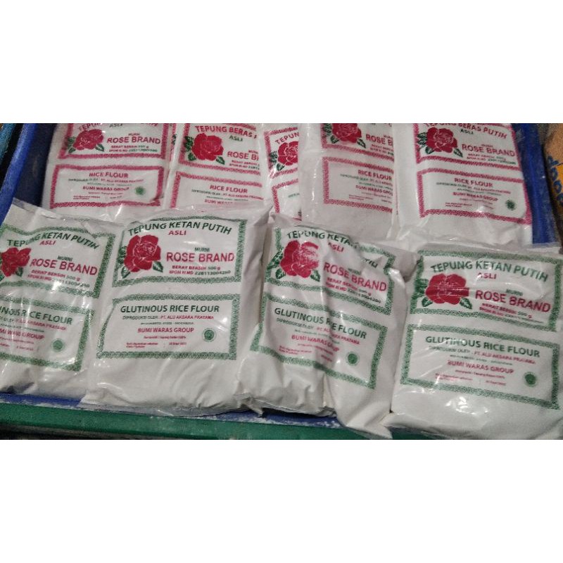 

Tepung ketan Rose Brand 500g