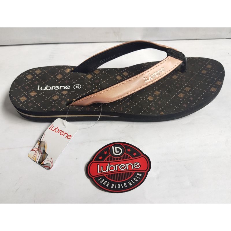 Sandal jepit wanita lubrene, sandal sponge ukuran 36-40