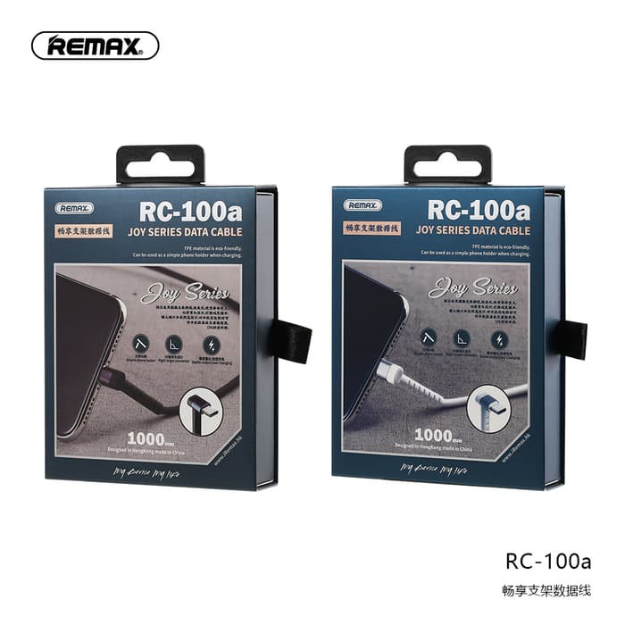 REMAX Joy Series 2 In 1 Data Cable &amp; Phone Holder RC-100a USB Type C