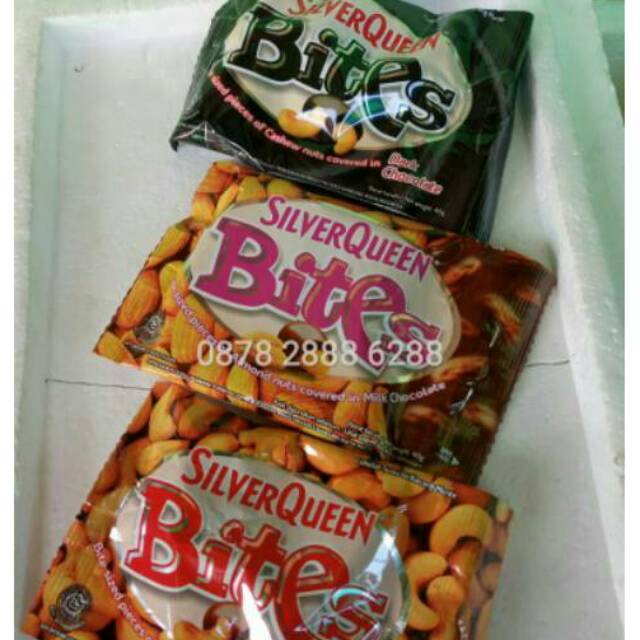 Silverqueen Bites Ecer - 40 g Sachet - Coklat Silver Queen ...