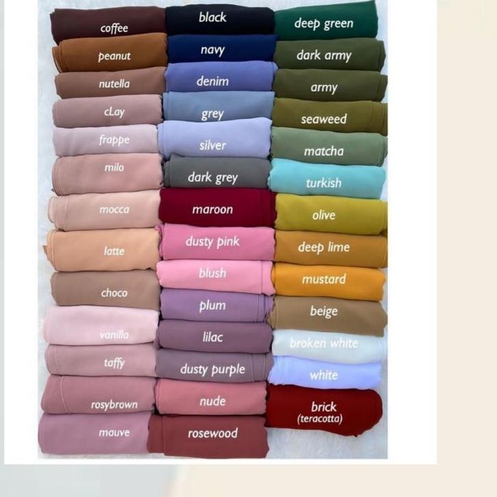 Silver Promo✨ Pashmina anak karet instan CERUTY BABYDOLL PREMIUM usia 6bln - 12thn Bonus Scrunchie (