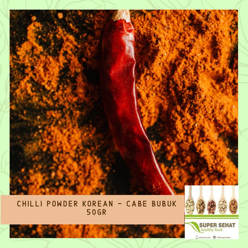 

Chilli Powder / Cabai Bubuk korea PREMIUM 50gr