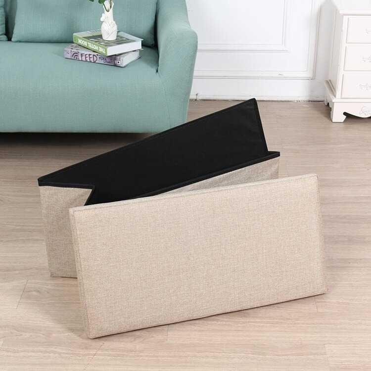 Stool Sofa Kursi Box Kotak Penyimpanan Barang Besar Bangku Serbaguna Bisa Diduduki Big Size 76x38x38 Cm