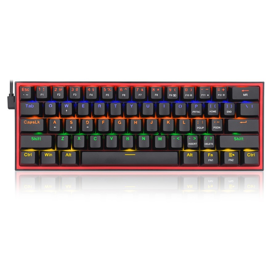 Redragon K617R Fizz Rainbow 60% RGB Mechanical Gaming Keyboard