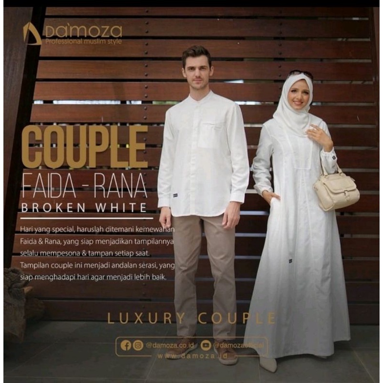Couple terbaru Damoza koko RANA & gamis FAIDA