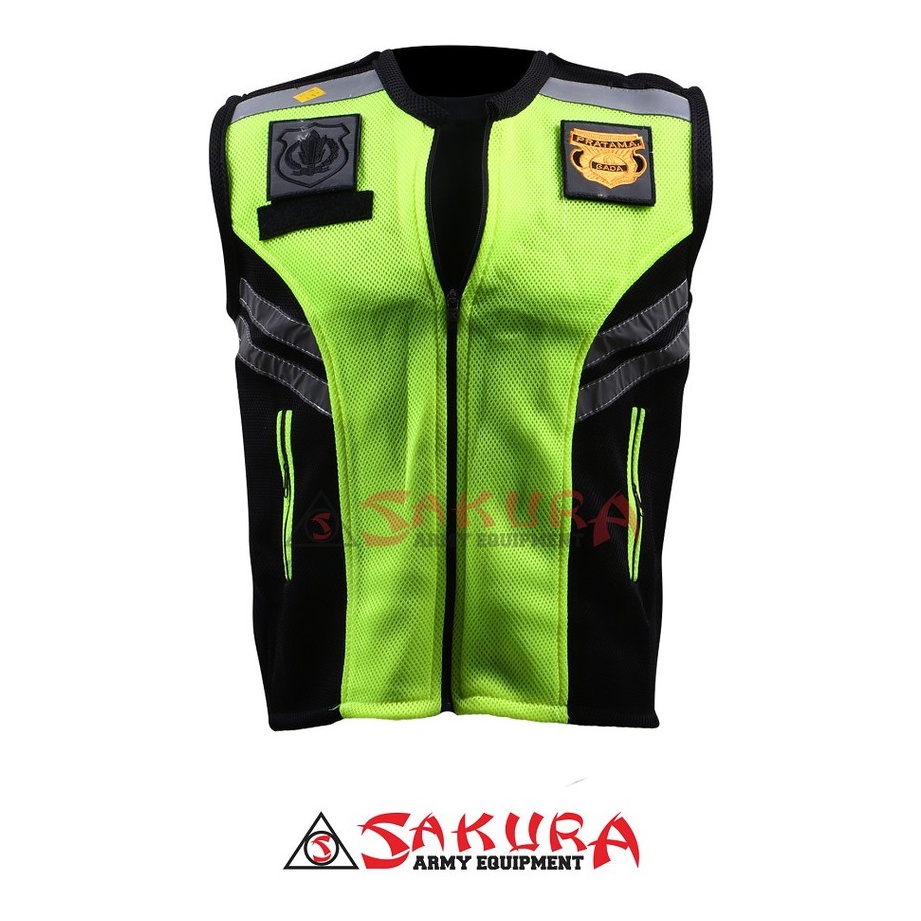 Rompi Security Satpam Jaring Double Mess Tebal Rompi Jaring Security