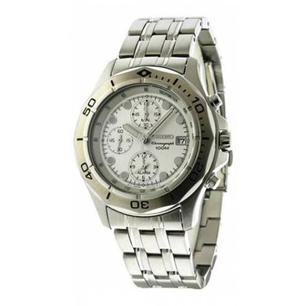 Seiko Quartz SNA787P1 Chronograph Silver Dial | Jam Pria SNA787