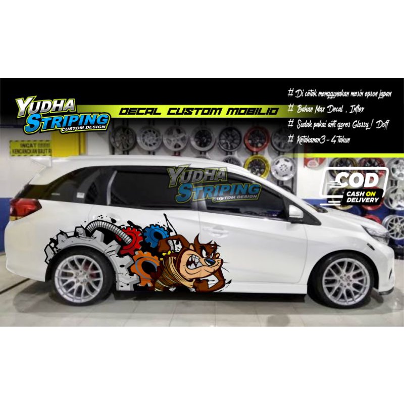 STICKER VARIASI HONDA MOBILIO / DECAL VARIASI HONDA MOBILIO, VIOS, YARIS, CAYLA, JAZZ, BRIO, DLL
