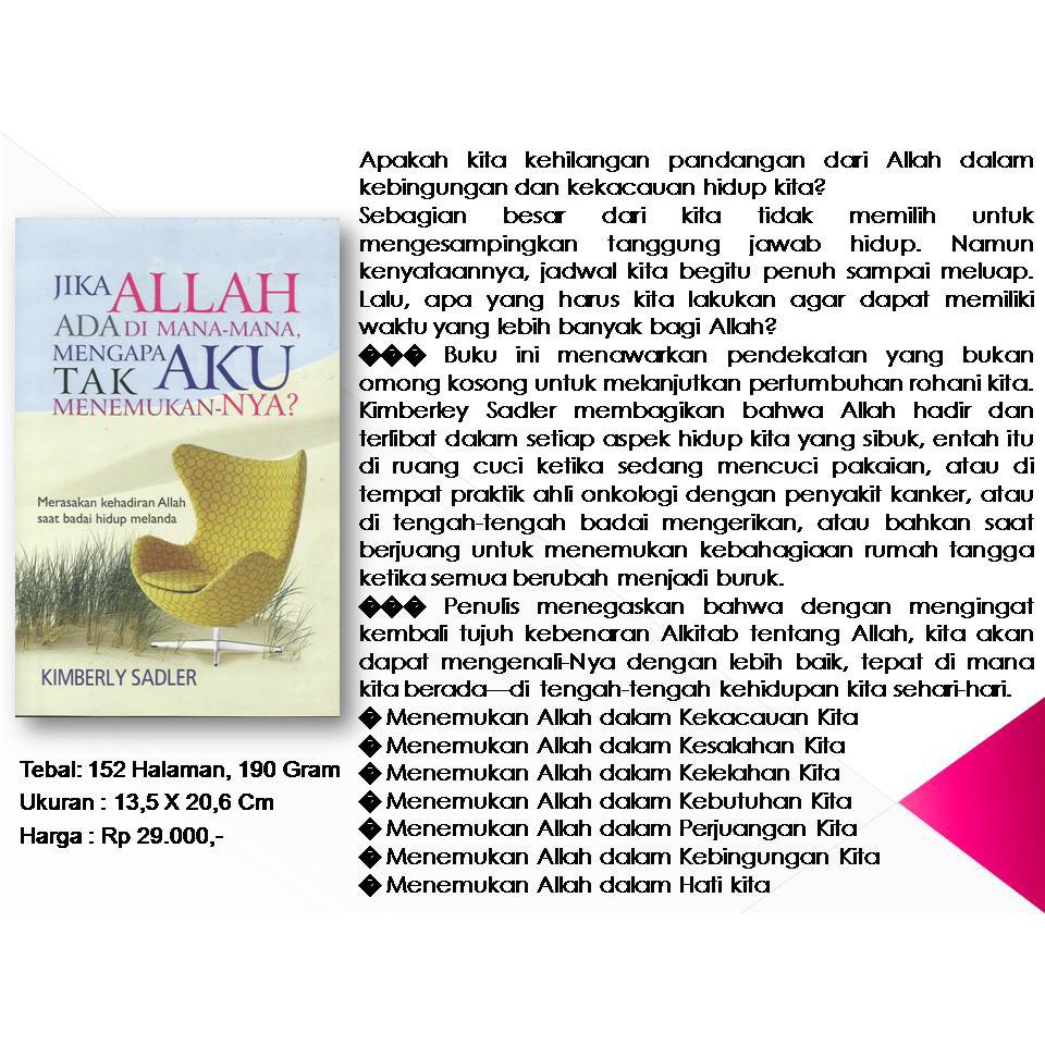 Jika Allah Ada Dimana-Mana, Mengapa Aku Tak Menemukan-NYA?